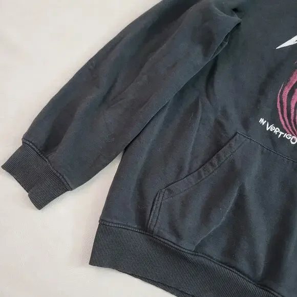 H&M Metallica In Vertigo You Will Be Hoodie Mens M Black Fleece Sweatshirt - Picture 3 of 10
